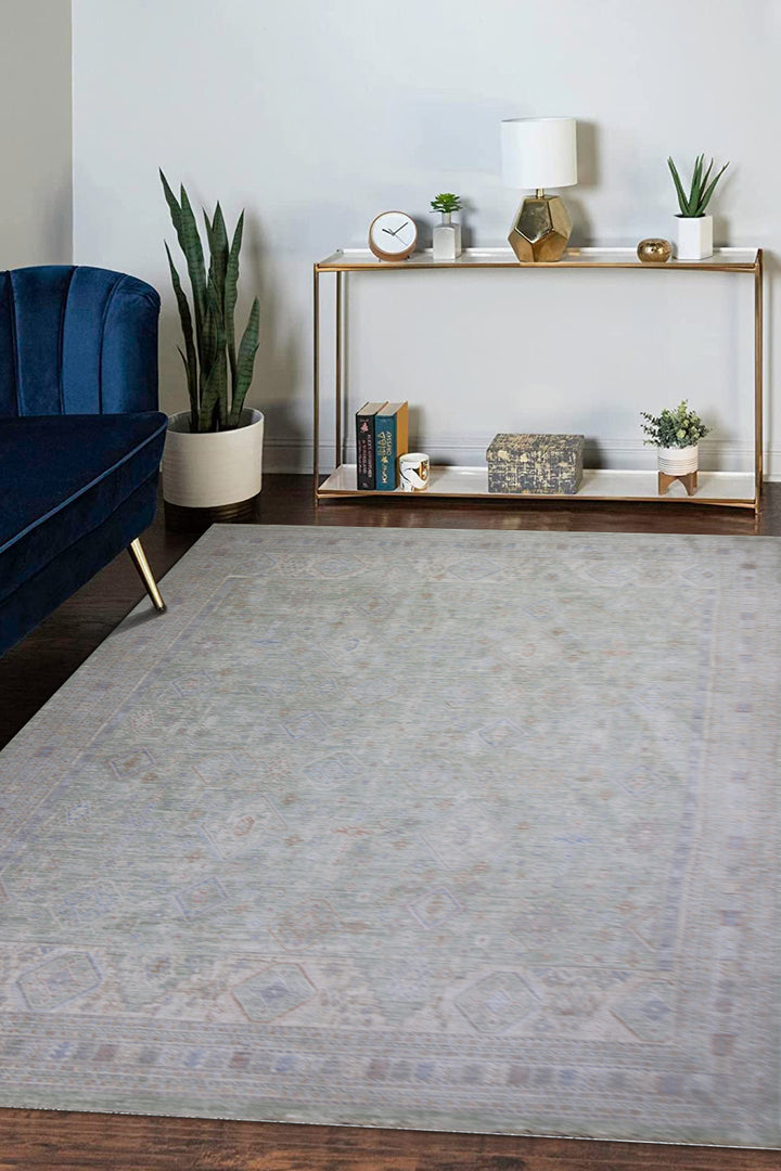 <p>Turkish Modern <strong>Opera Rug</strong>  - Green - 6.5 x 9.8 FT</p>