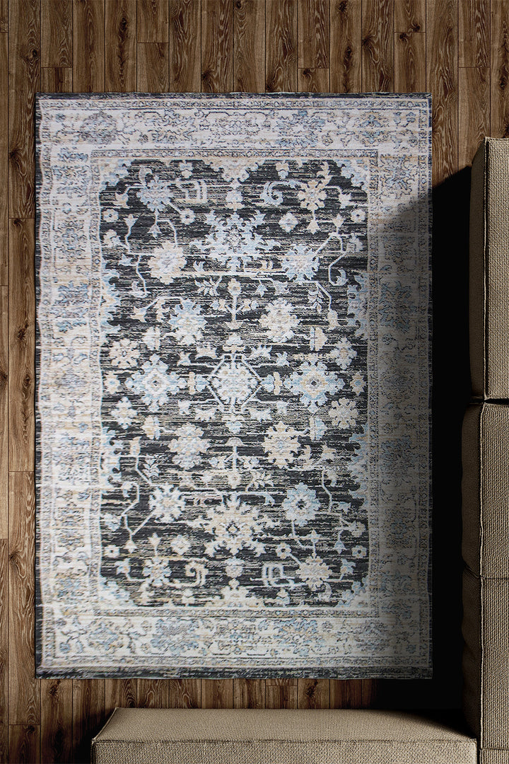 Premium Quality Turkish Antia Rug - 4.9 x 7.1 FT - Resilient Construction for Long-Lasting Use