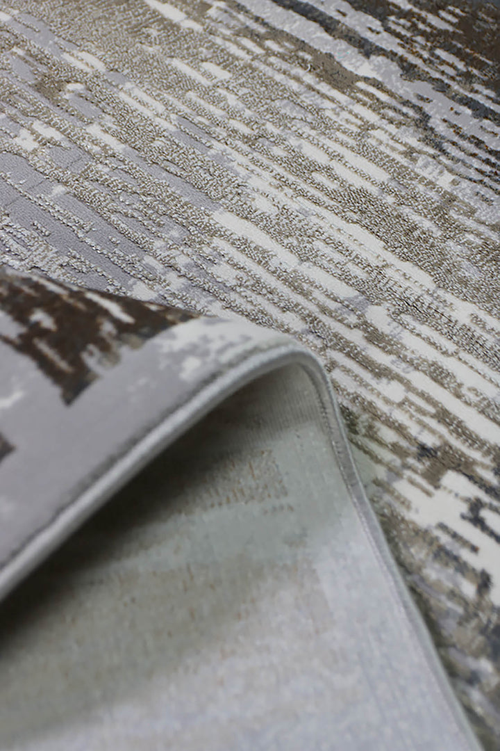 Turkish Modern Alpine Rug - 4.9 x 7.4 Ft - Gray - Superior Comfort, Modern Style Accent Rugs