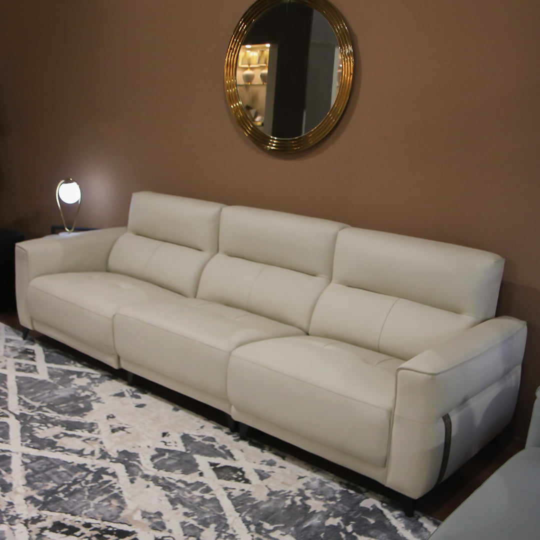 Imported Leather Recliner Sofa , Model 6073