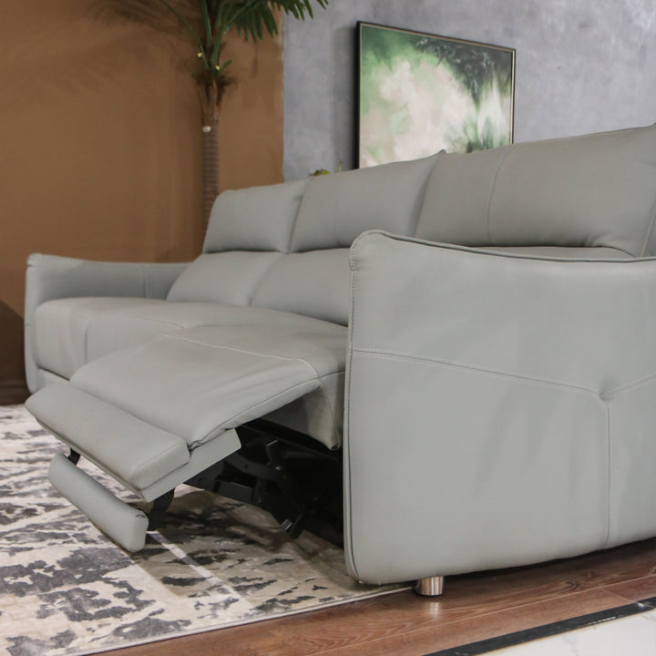 Imported Leather Recliner Sofa  , Model 6056