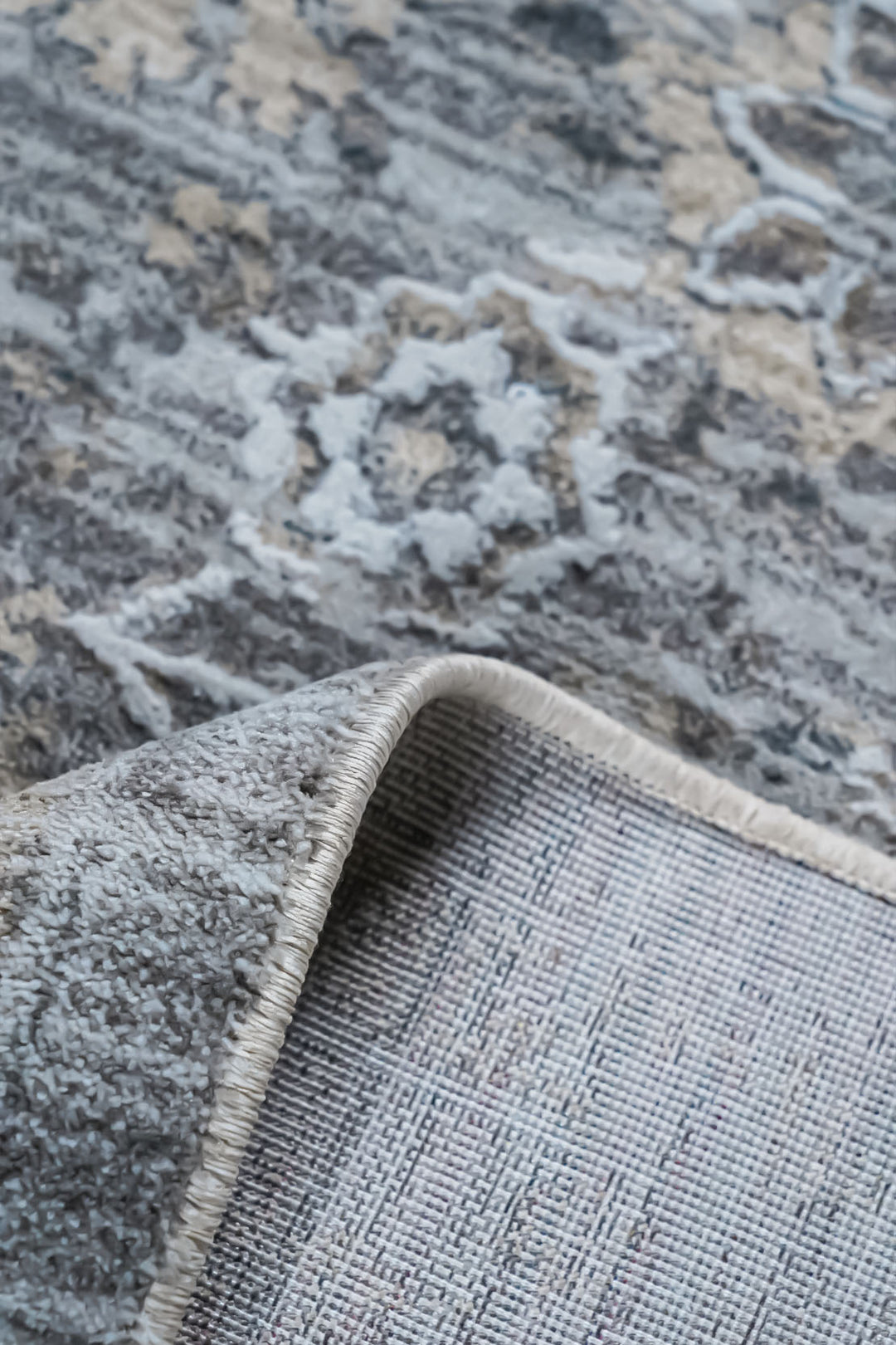 Turkish Modern <strong>Woolly</strong> - 1 Rug - Gray