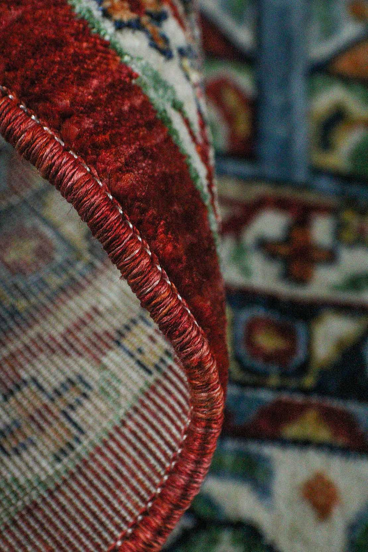 Iranian Rhyton Rugs-Wd Rug - 6.5 x 9.8 FT - Red - Resilient Construction for Long-Lasting Use