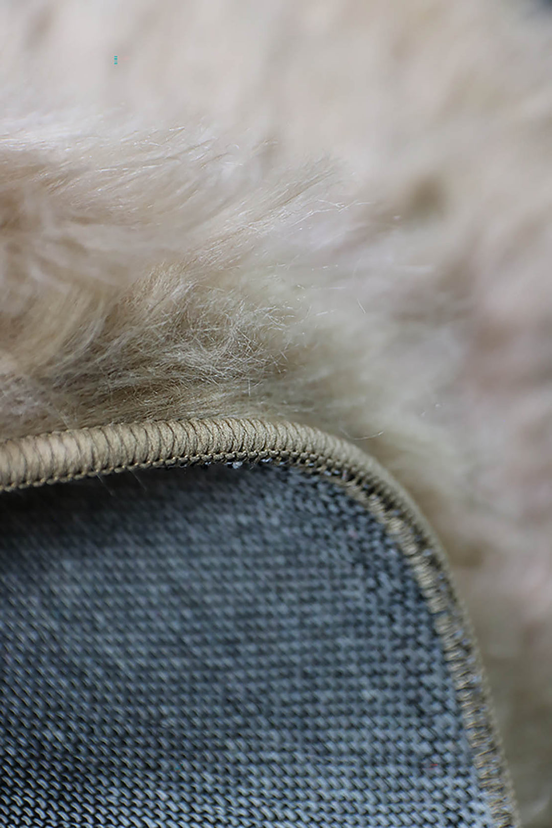 Turkish Cosmos Fur Rug - 3.9 x 3.9 Ft - Brown - Fluffy Furry Floor Decor Rugs