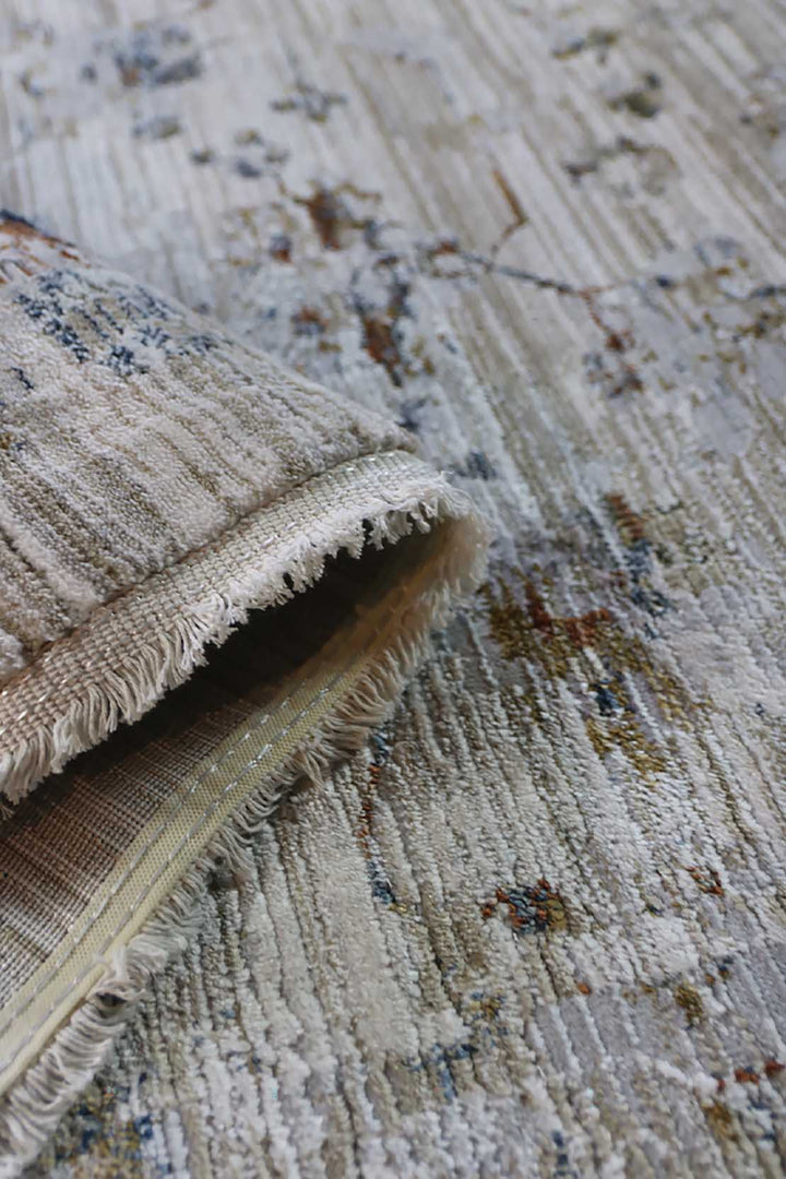 Turkish Modern Festival WD Oval Rug  - 9.1 x 15.7 FT - Gray -  Luxurious Woven Masterpiece 50% Off!