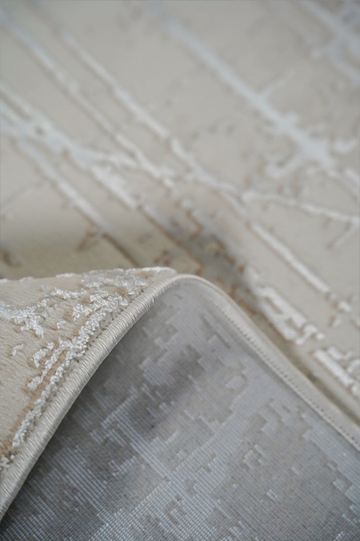 Turkish Modern Amber Rug - Cream
