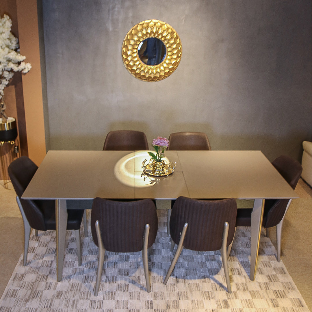 Turkish <strong>PERA</strong> Dining Table (Dining Table + 6 chairs)