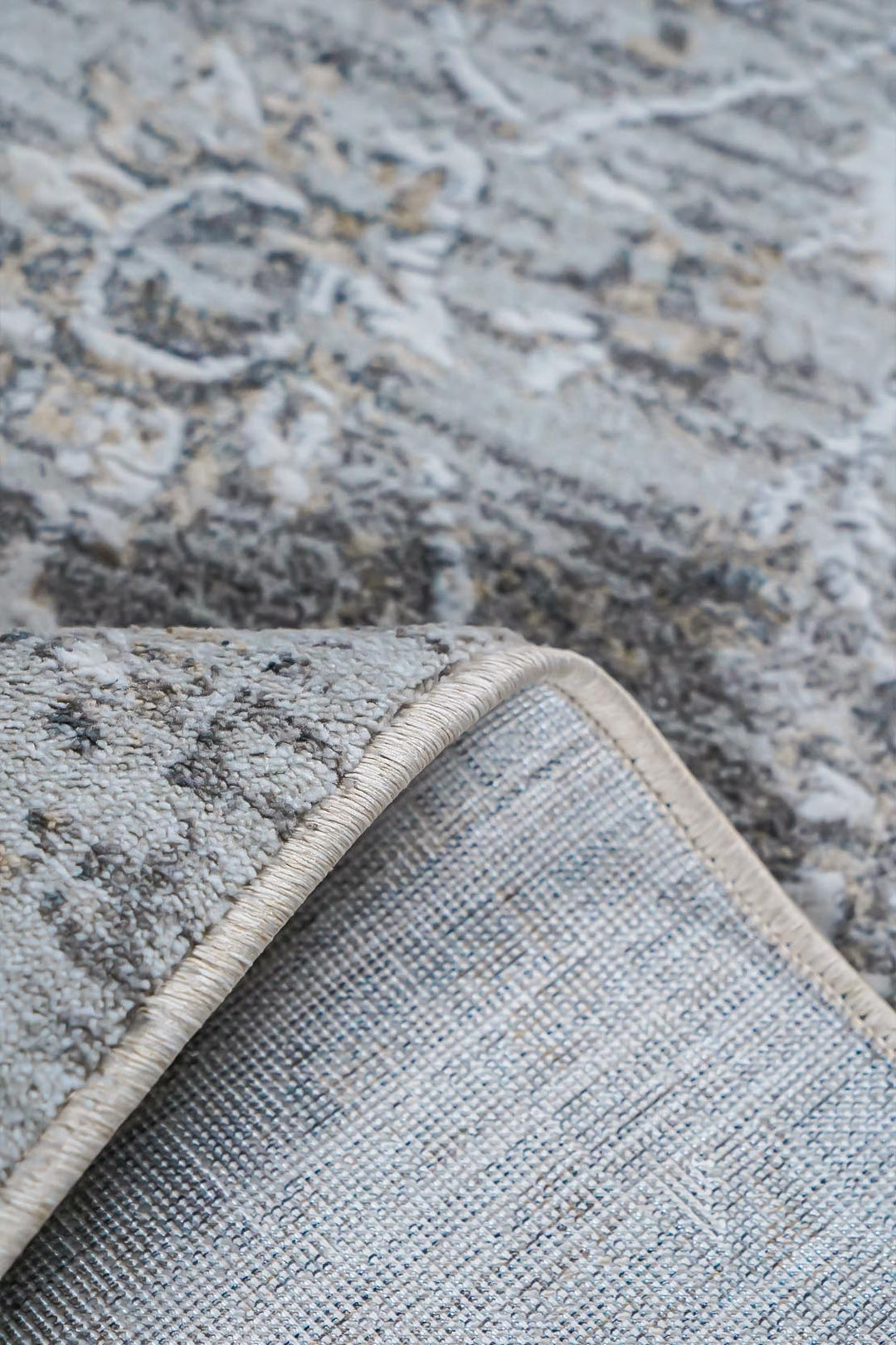 Turkish Modern <strong>Woolly</strong> - 1 Rug - Gray
