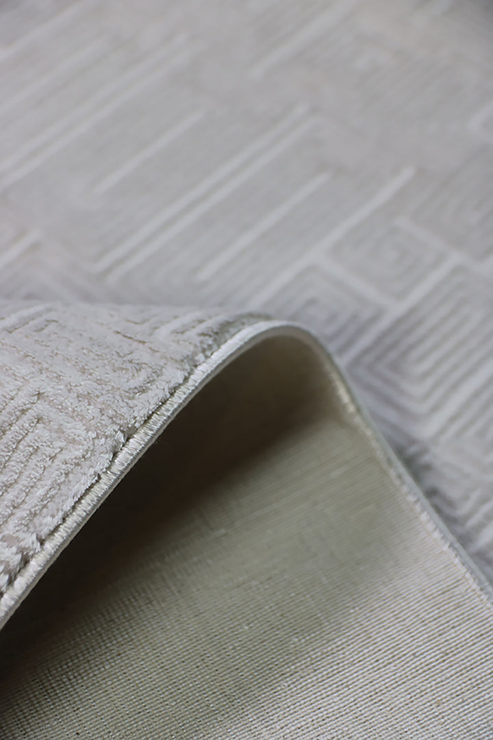 Turkish Modern Festival 1 Rug - 5.2 x 7.5 Ft - Cream - Superior Comfort, Modern Style Accent Rugs