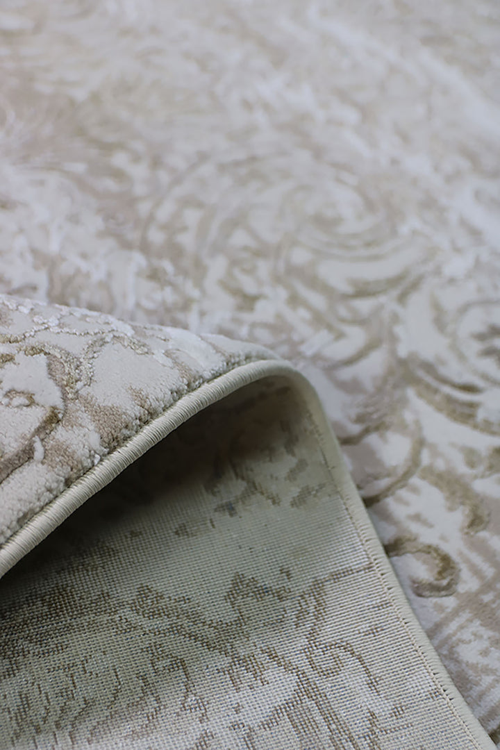 Turkish Modern Festival 1 Rug - 5.2 x 7.5 Ft - Cream - Superior Comfort, Modern Style Accent Rugs