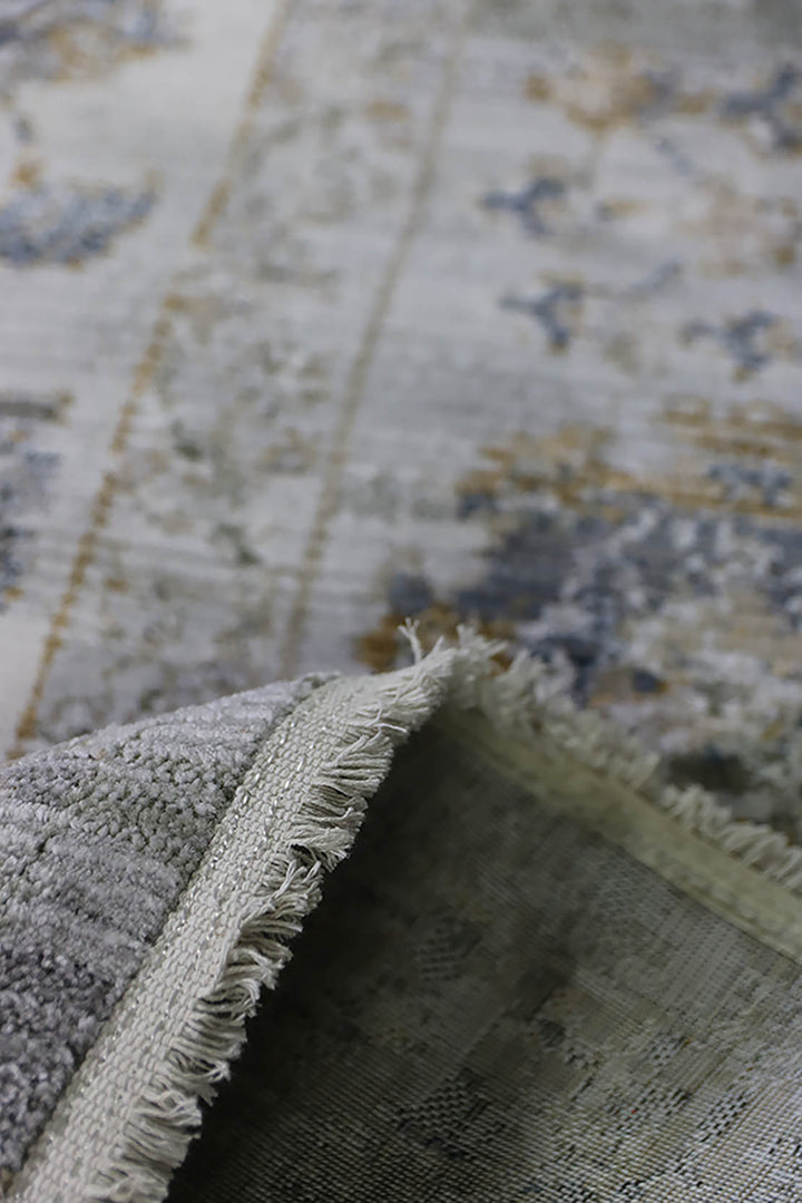 Turkish Modern Festival WD Oval Rug  - 9.1 x 15.7 FT - Cream -  Luxurious Woven Masterpiece 50% Off!