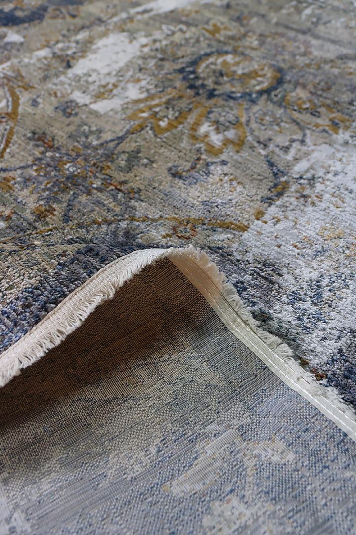 Turkish Modern Festival WD Oval Rug  - 9.1 x 12.4 FT - Cream -  Luxurious Woven Masterpiece 50% Off!