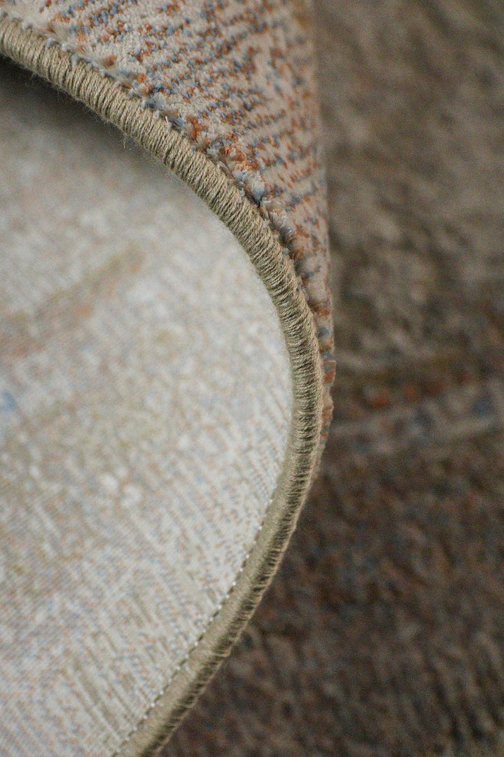 Iranian Premium Quality Authentic Rug - 6.5 x 9.8 FT -  Brown - Resilient Construction for Long-Lasting Use