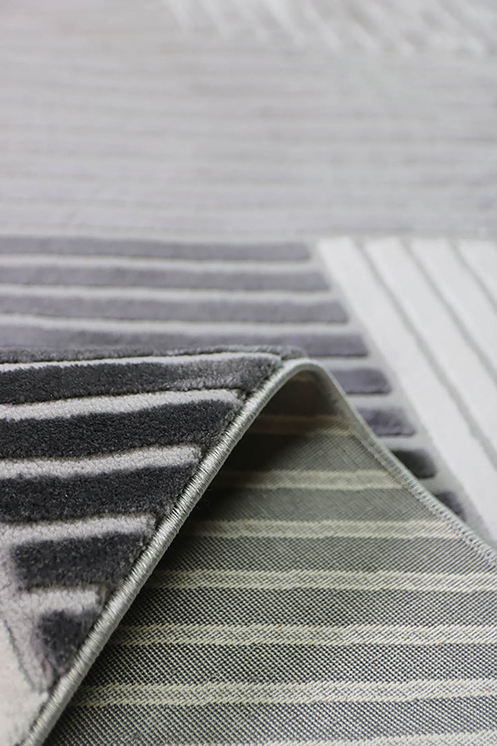 Turkish Modern Festival 1 Rug - 5.2 x 7.5 Ft - White - Superior Comfort, Modern Style Accent Rugs