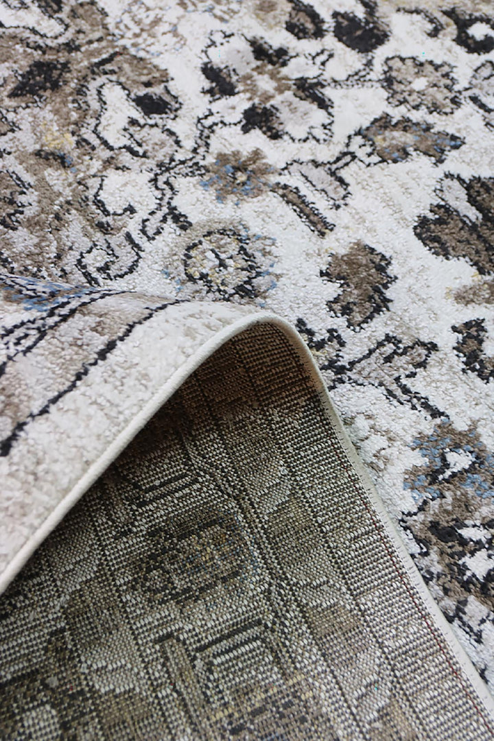 Turkish Modern  Festival Wd Rug  - 7.8 x 10 FT - Beige -  Luxurious Woven Masterpiece 50% Off!