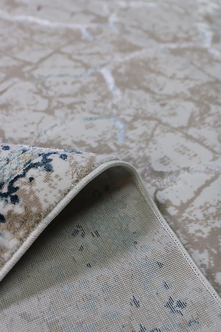 Turkish Modern Festival 1 Rug - 5.2 x 7.5 Ft - Cream - Superior Comfort, Modern Style Accent Rugs