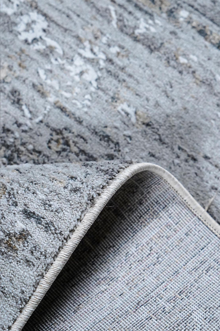 Turkish Modern <strong>Woolly</strong> - 1 Rug - Gray