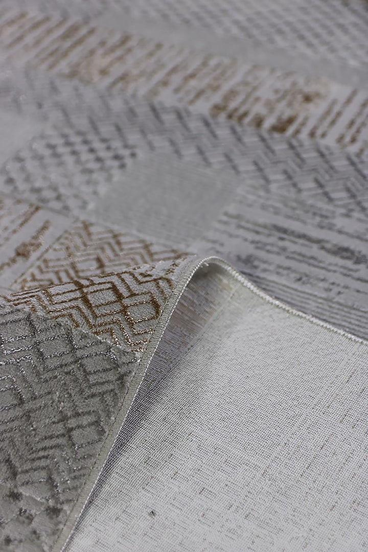 <p>Turkish Modern <strong>Festival Lrg-P Rug</strong>  - Gray - 6.5 x 9.5 FT</p>