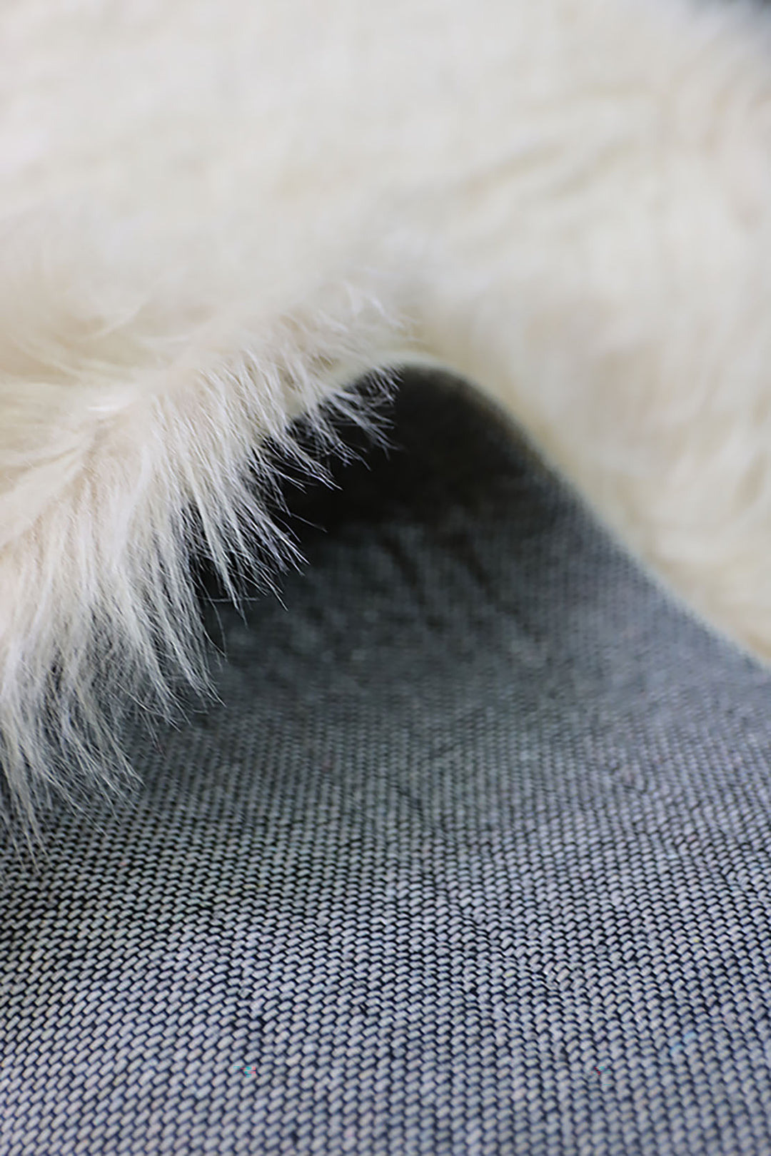 Turkish Cosmos Fur Rug - 3.9 x 3.9 Ft - Beige - Fluffy Furry Floor Decor Rugs