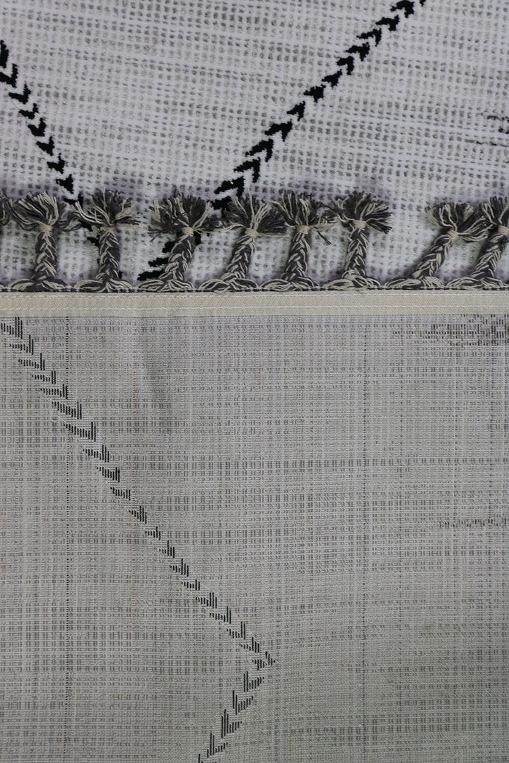 Turkish Modern  Festival Wd Rug  - 6.5 x 9.5 FT - Beige -  Luxurious Woven Masterpiece 50% Off!