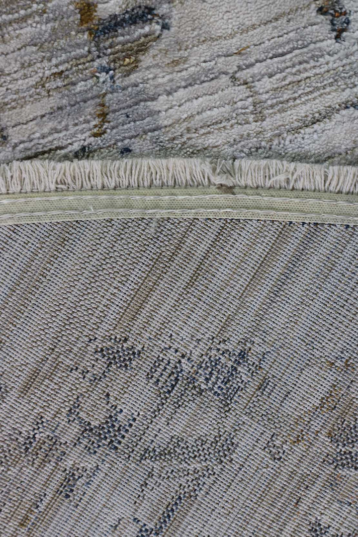 Turkish Modern Festival WD Oval Rug  - 9.1 x 15.7 FT - Gray -  Luxurious Woven Masterpiece 50% Off!