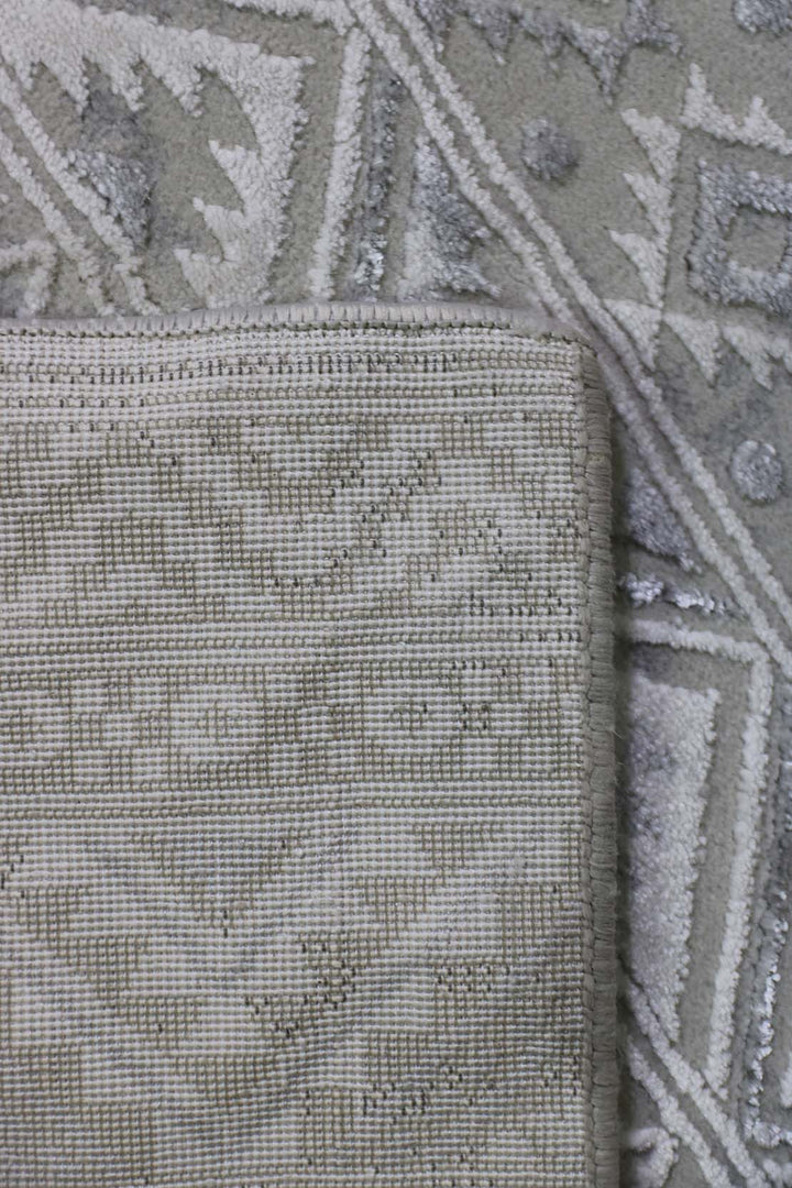 Turkish Modern Festival WD Rug - 6.6 x 6.6 FT - Gray - Luxurious Woven Masterpiece 50% Off!