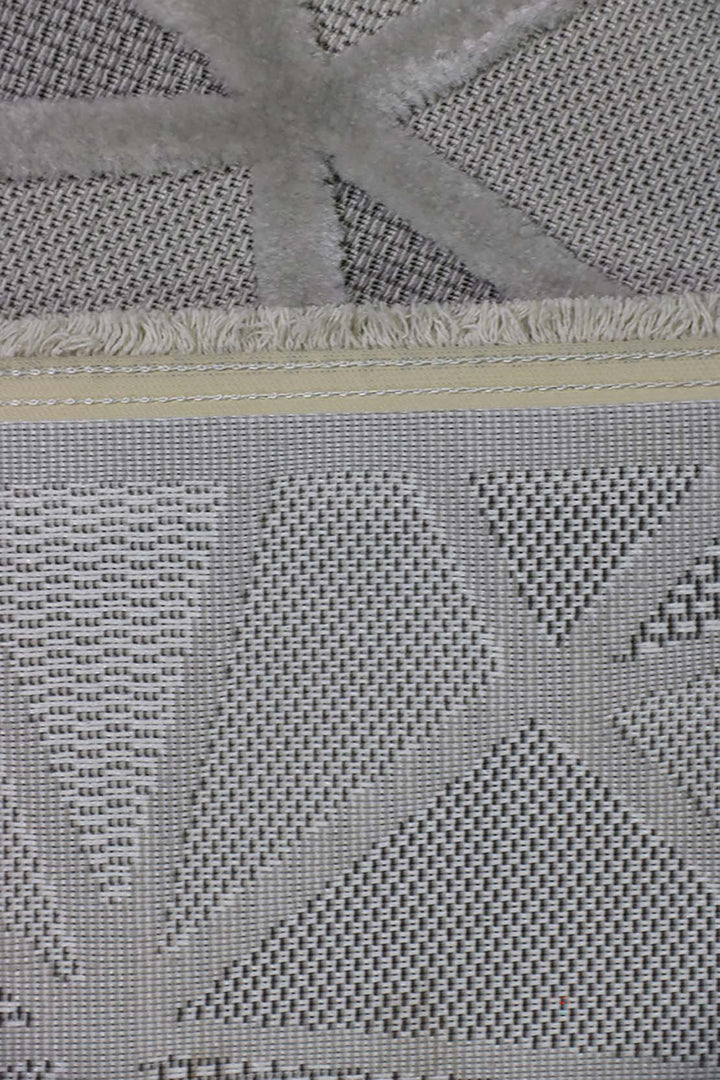 Turkish Modern Festival - 5.2 x 7.5 FT - Gray - Superior Comfort, Modern Style Accent Rugs
