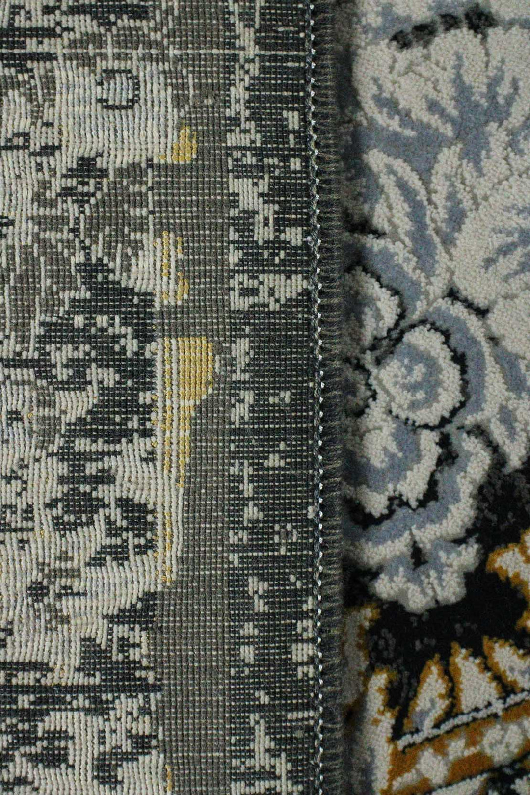 Iranian Authentic Vintage-Wd Rug - 6.5 x 9.8 FT - Gray - Resilient Construction for Long-Lasting Use