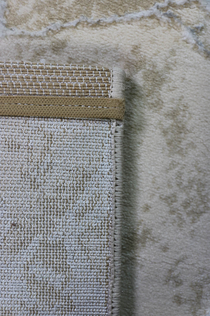 Turkish Modern  Festival Wd Rug  - 2.6 x 4.5 FT - Beige -  Luxurious Woven Masterpiece 50% Off!