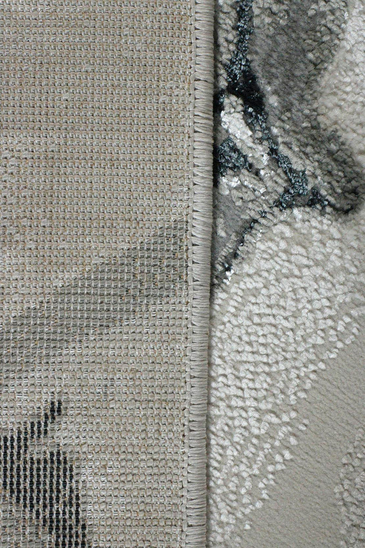 Turkish Modern Festival 1 Rug - 5.2 x 7.5 FT - White - Sleek and Minimalist for Chic Interiors
