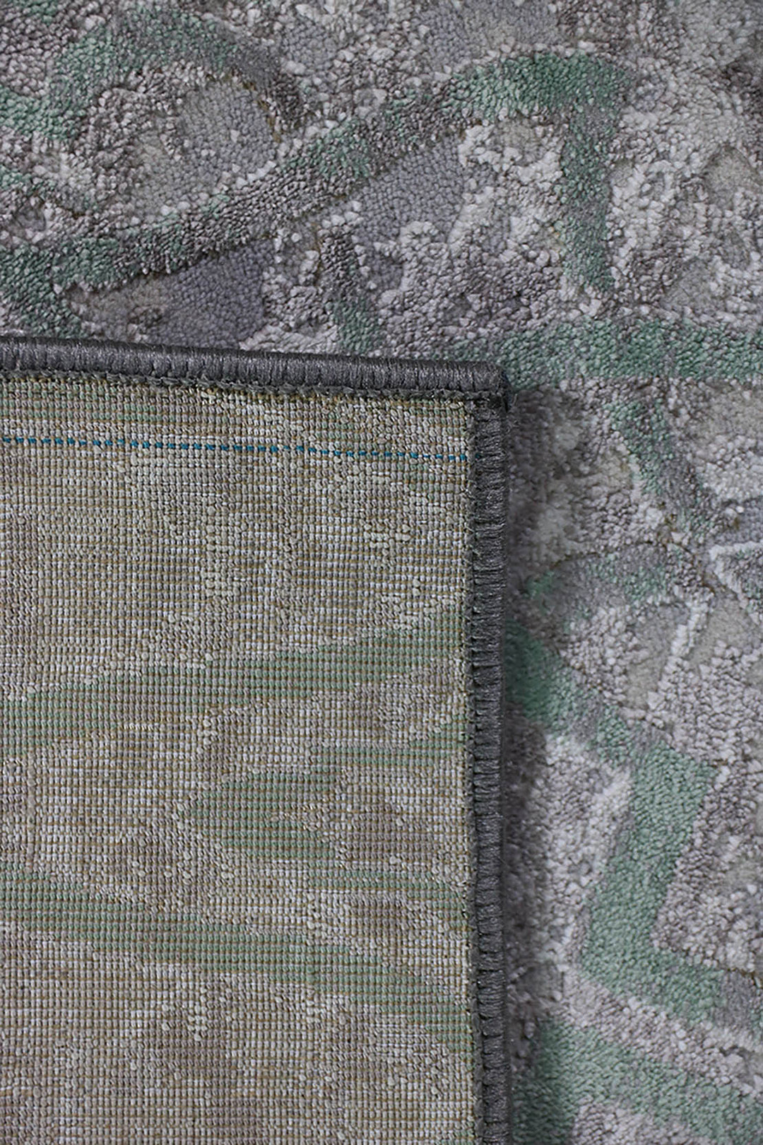 Berlin Rug (0W236A)VIZON/GREEN - 3.25 x 5.5 FT - Soft, Durable, and Easy to Clean