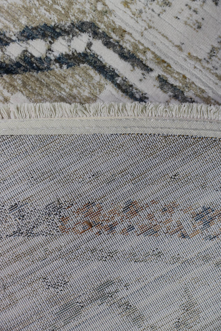 Turkish Modern Festival WD Oval Rug  - 9.1 x 12.4 FT - Cream -  Luxurious Woven Masterpiece 50% Off!