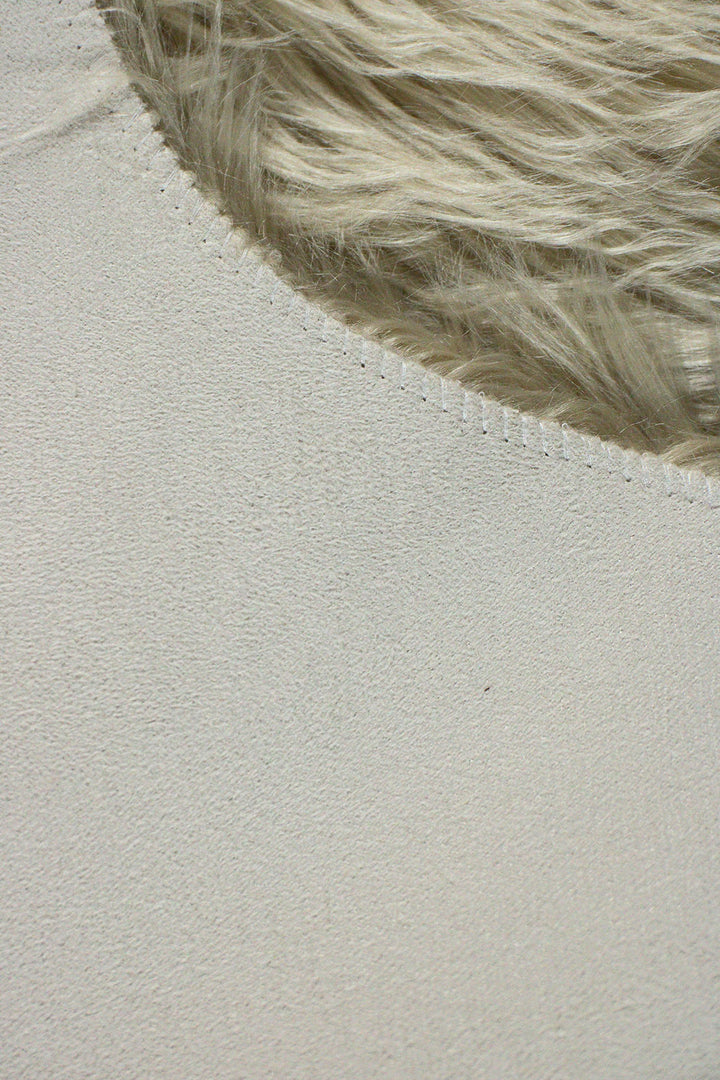 Wild Life (Sheep Fur) - 2.9 x 4.9 FT - Beige - Luxuriously Soft Fluffy Rug