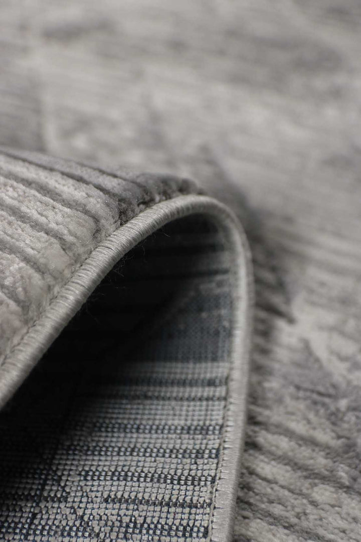 Turkish Modern  Festival WD Rug - Gray - 2.6 x 9.8 FT - Superior Comfort, Modern Runner Rug
