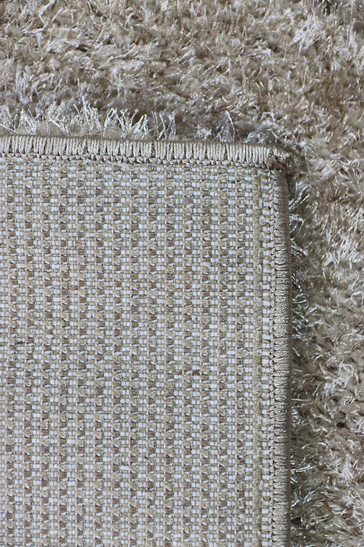 Turkish Shaggy California Rug - 3.3 x 4.9 FT - Beige - Fluffy and Durable Floor Rug
