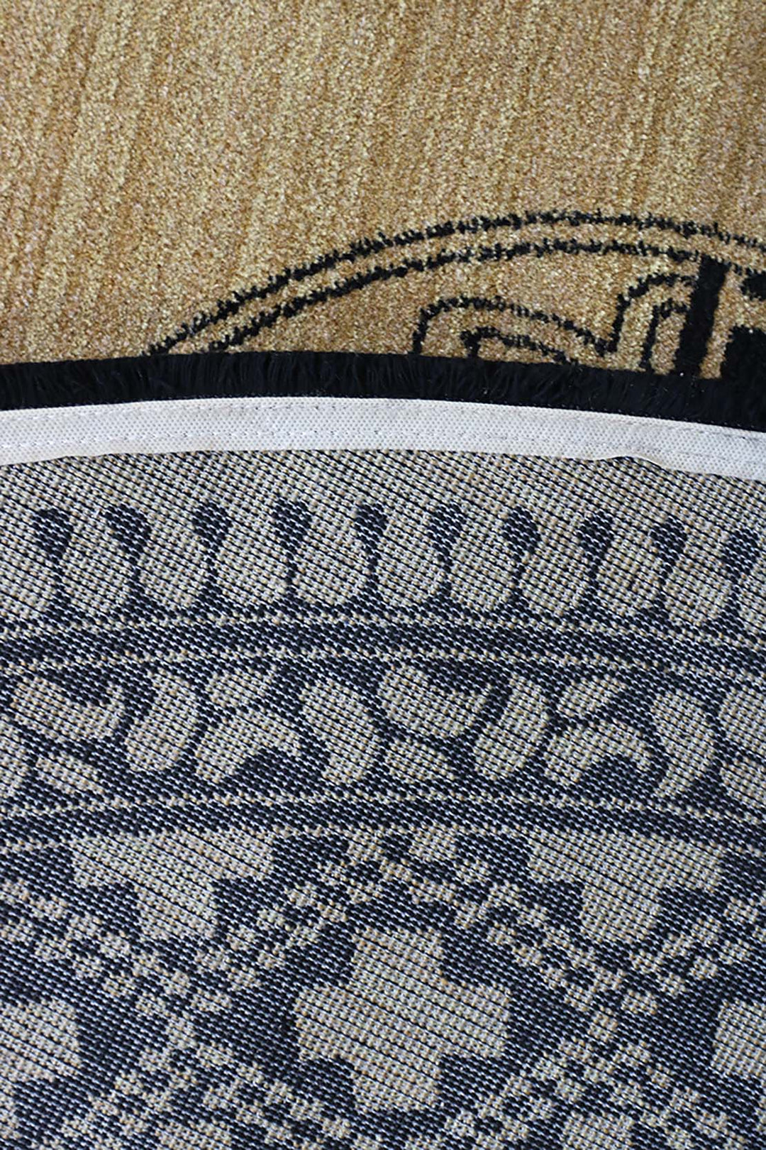 Turkish Modern Festival WD Rug - 7.9 x 7.9 FT - Yellow - Luxurious Woven Masterpiece 50% Off!