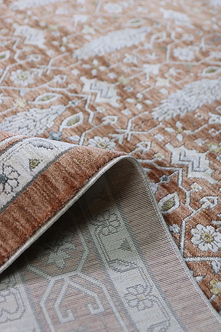 Turkish Modern Festival Plus Rug - 5.2 x 7.5 Ft - Brown - Superior Comfort, Modern Style Accent Rugs