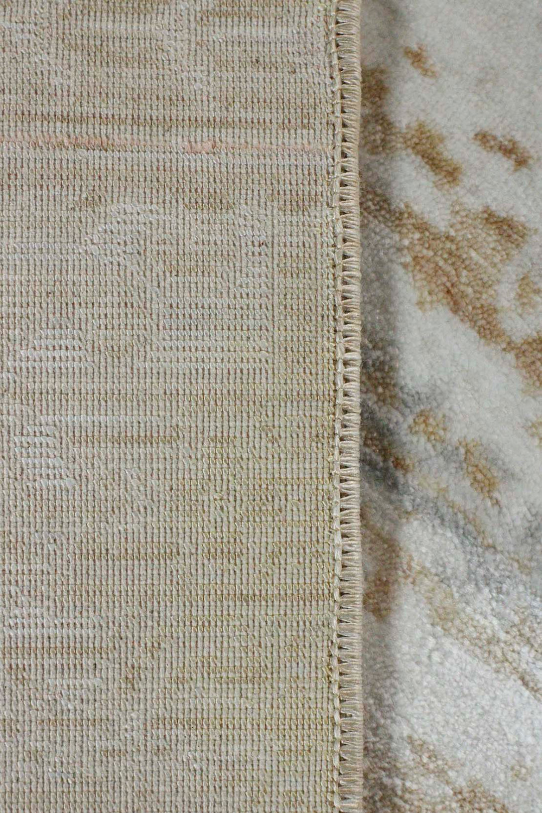 Turkish Modern Festival 1 Rug - 7.5 x 9.5 FT - Cream - Sleek and Minimalist for Chic Interiors