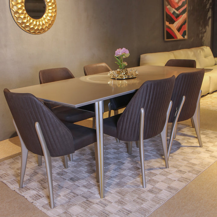 Turkish <strong>PERA</strong> Dining Table (Dining Table + 6 chairs)