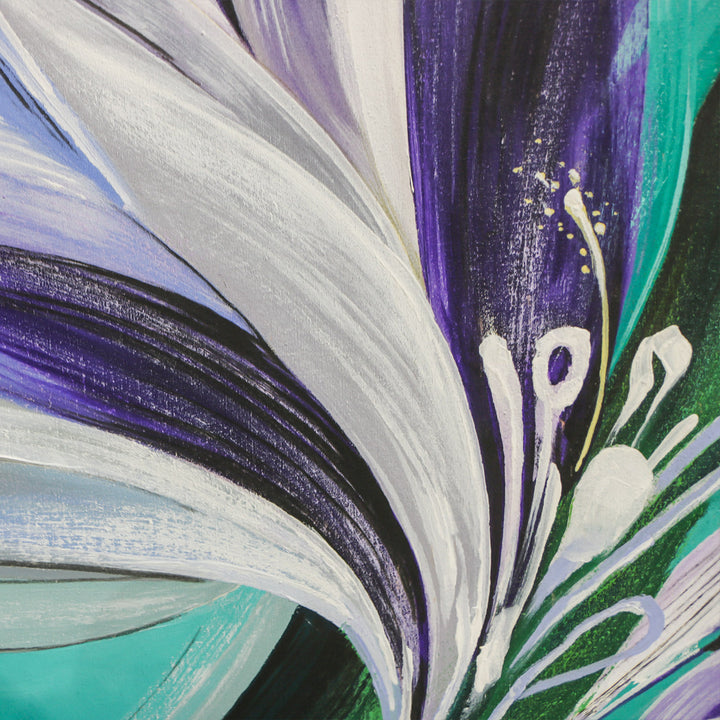 Hand Painted Textured, Acrylic Painting