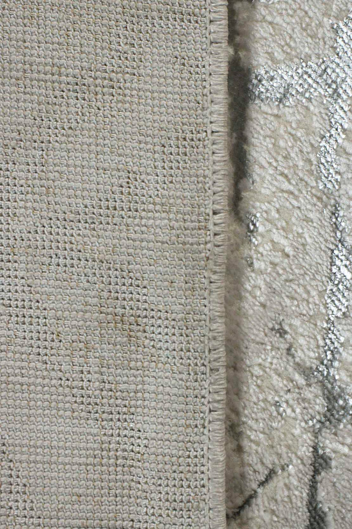 Turkish Modern Festival 1 Rug - 4.9 x 8.0 FT - Gray - Sleek and Minimalist for Chic Interiors