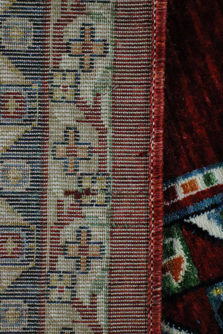 Iranian Rhyton Rugs-Wd Rug - 6.5 x 9.8 FT - Red - Resilient Construction for Long-Lasting Use