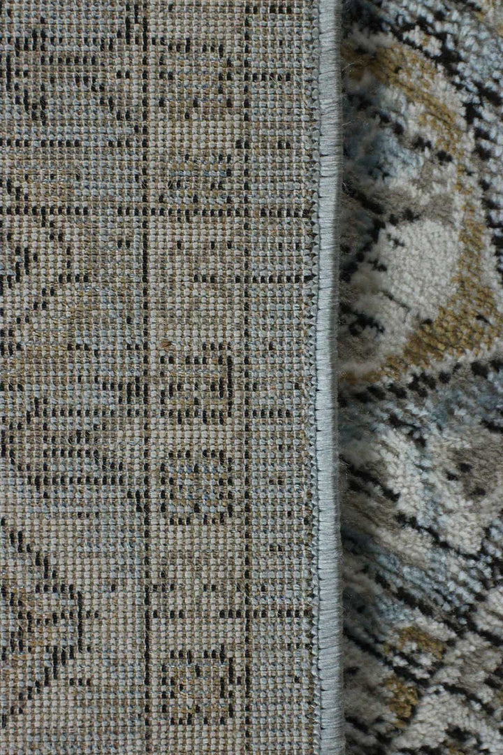 Turkish Modern Festival 1 - 5.2 x 7.5 FT - Silver - Sleek and Minimalist for Chic Interiors