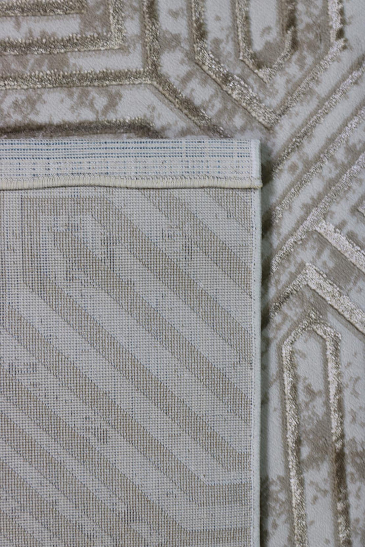 Turkish Modern Festival 1 Rug - 5.2 x 7.5 Ft - Cream - Superior Comfort, Modern Style Accent Rugs