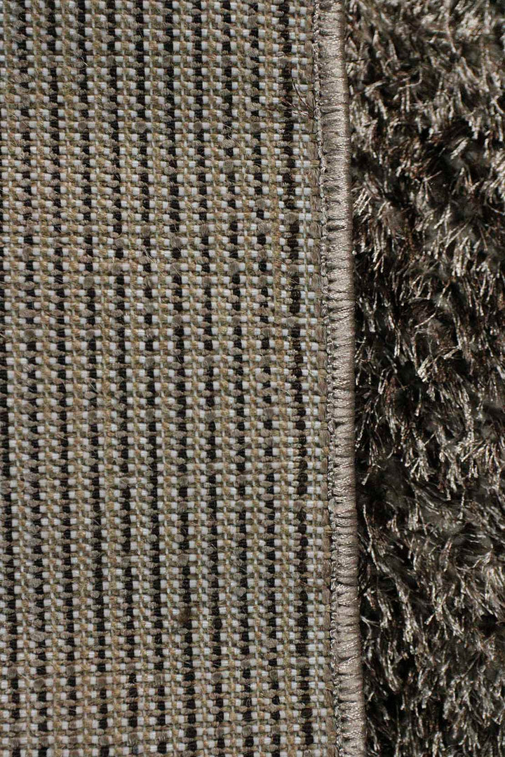 Turkish Shaggy Carlifornia Rug - 4.9 x 7.3 FT - Brown -Fluffy and Durable Floor Rug