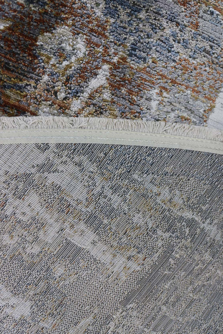 Turkish Modern Festival WD Oval Rug  - 9.1 x 12.4 FT - Cream -  Luxurious Woven Masterpiece 50% Off!