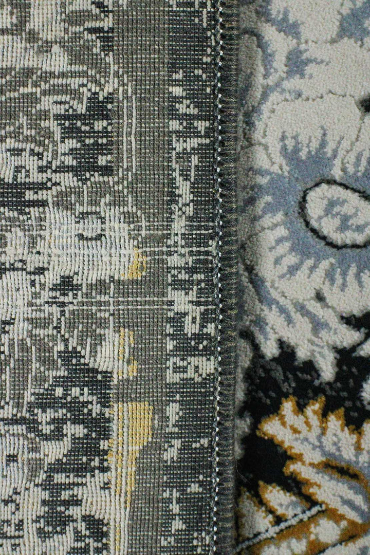 Iranian Authentic Vintage-Wd Rug - 6.5 x 9.8 FT - Gray - Resilient Construction for Long-Lasting Use