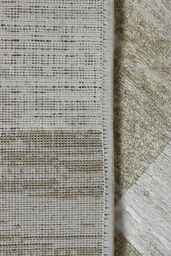 Turkish Modern Festival 1 - 5.2 x 7.5 FT - Cream - Sleek and Minimalist for Chic Interiors