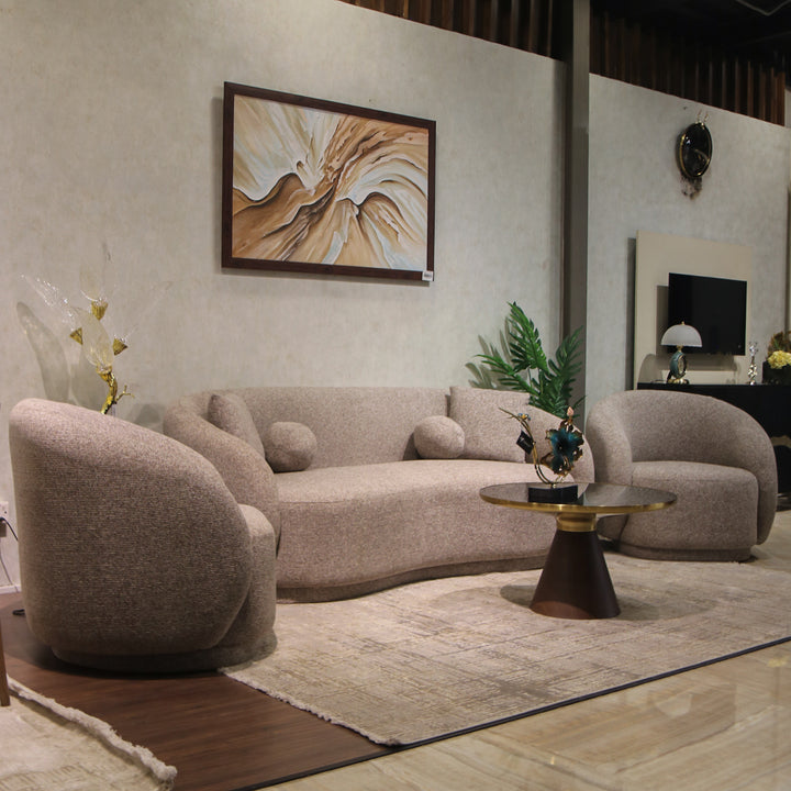 Modern Cloud Couch with Soft Boucle Upholstered, 7 Seaters Comfy Couch for Living Room Home Office