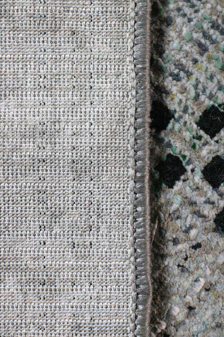 Turkish Modern Festival-1 Rug - 6.5 x 13.6 FT - Gray - Sleek and Minimalist for Chic Interiors